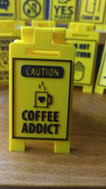 Mini Office Workplace Desk Signs 9cm Funny & Professional Messages