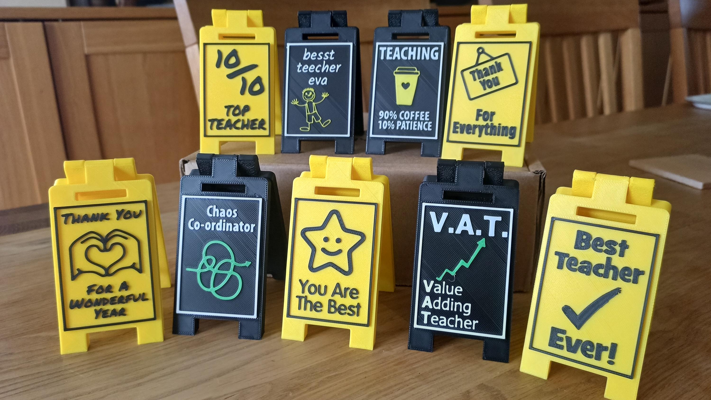 End of year gifts for teachers, Teacher gifts, school teacher gift, desk sign