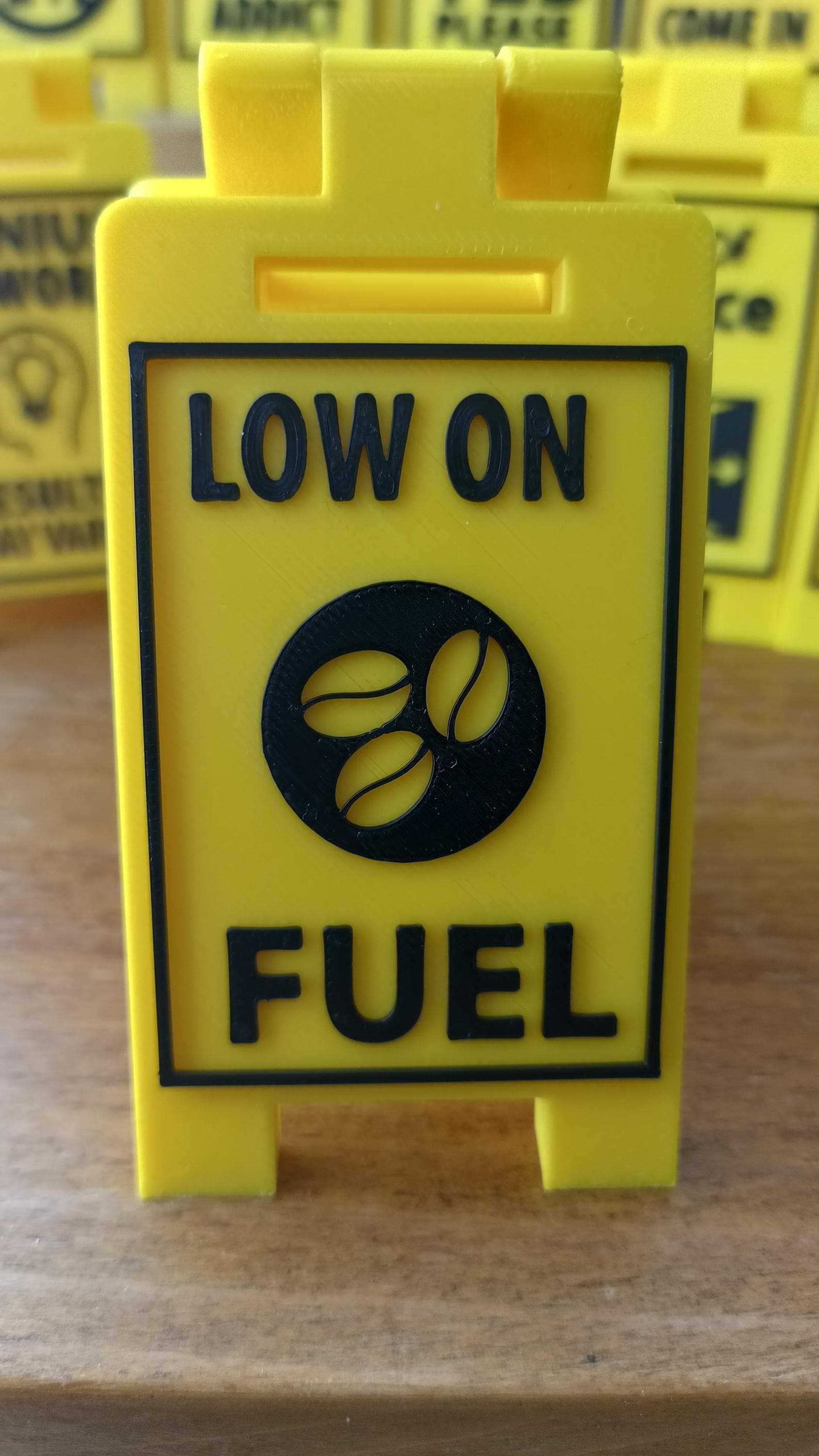 Mini Office Workplace Desk Signs 9cm Funny & Professional Messages