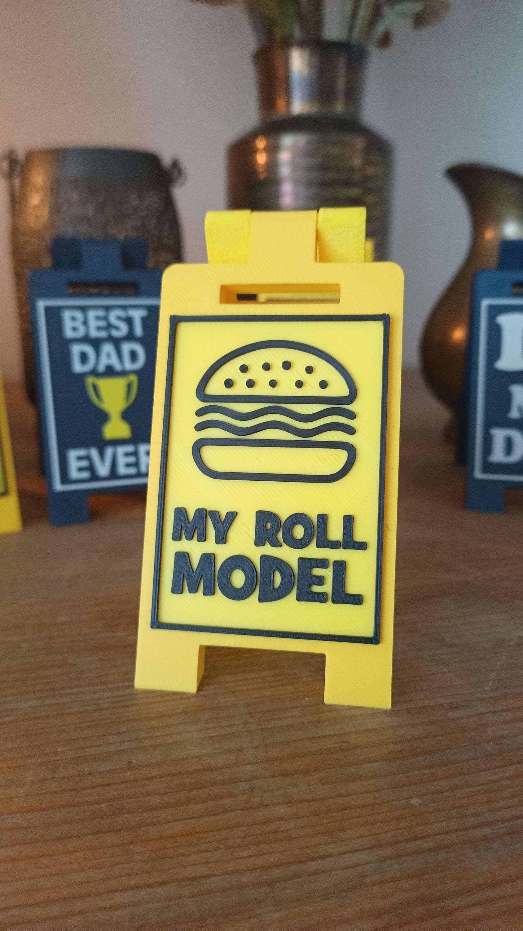 Fathers Day Gift Mini Desk Sign 9cm Funny Office Sign Dad Humor
