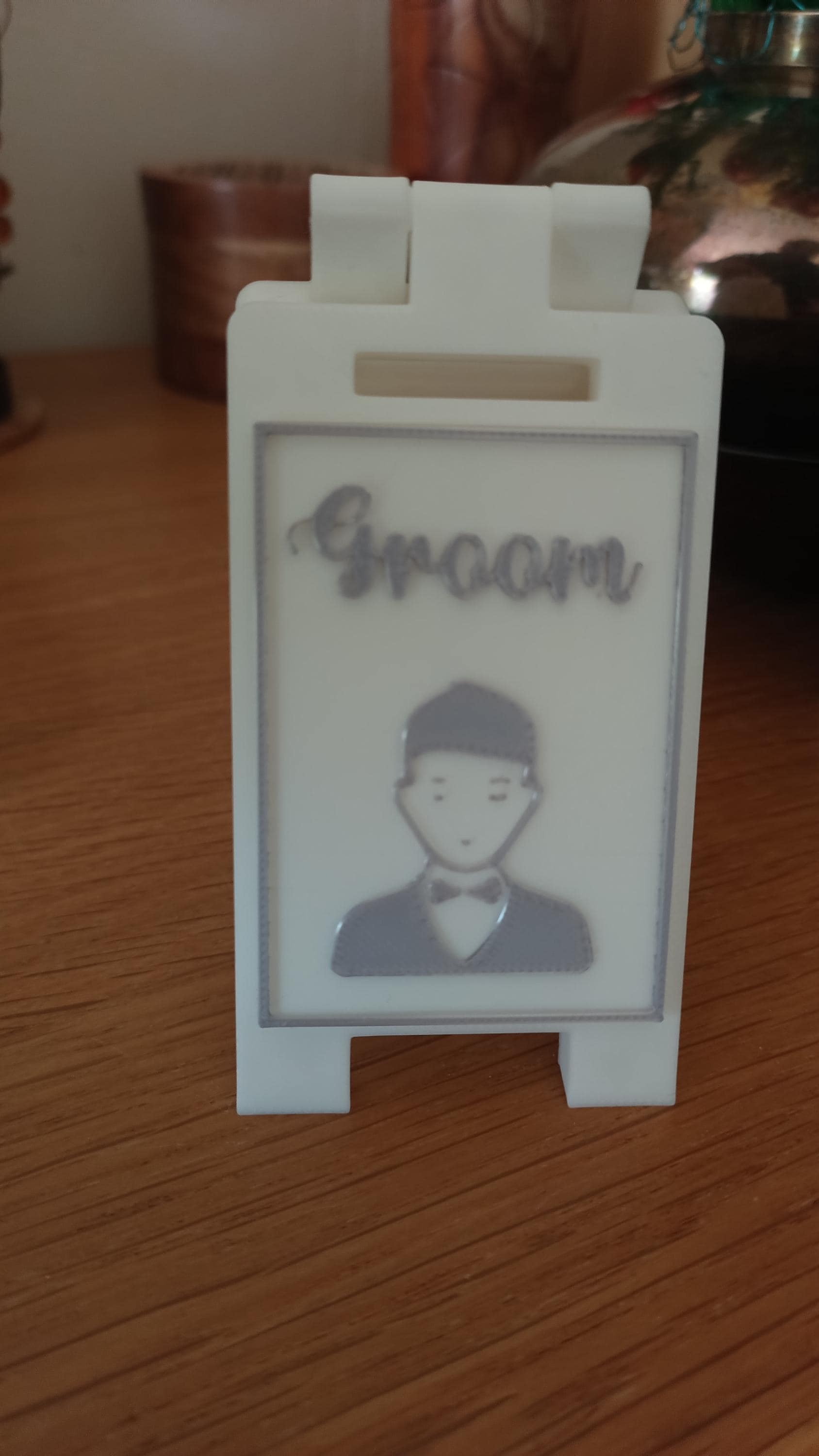 Wedding Day mini sign, wedding decoration, just married sign, bride and groom gift