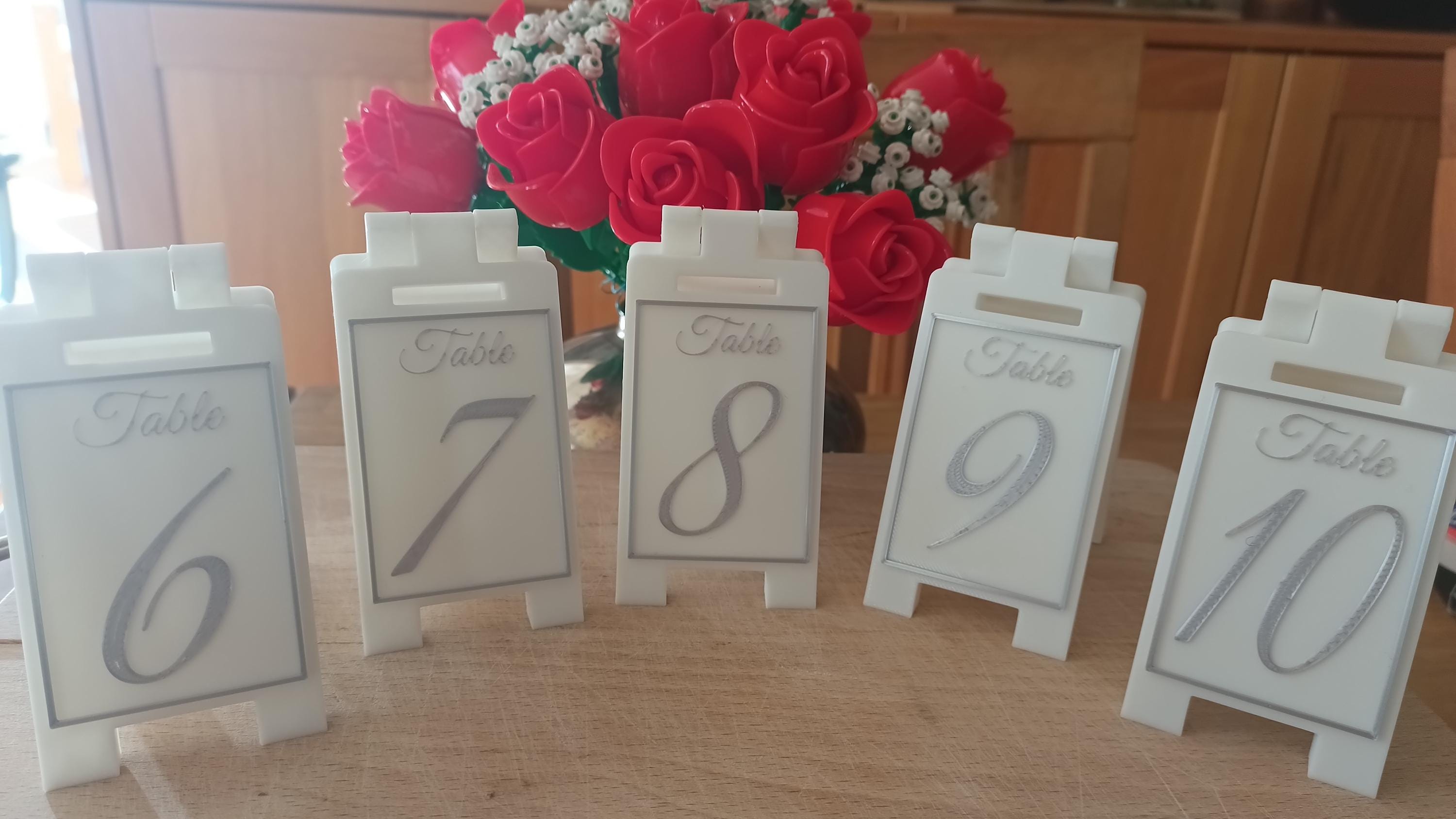 Wedding Day Table numbers, wedding Day signs, table numbers, DIY wedding