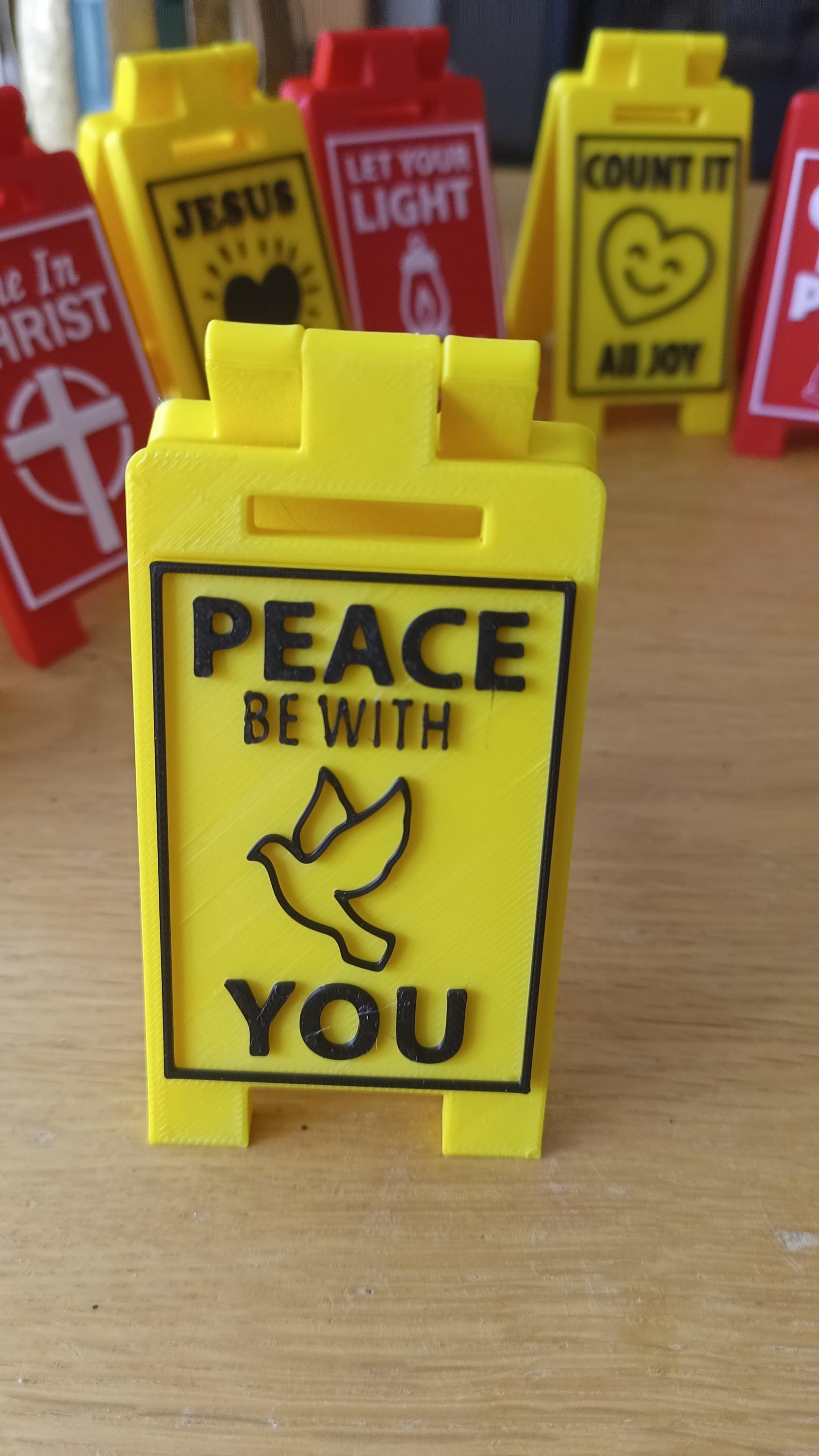 Christian Encouragement Desk Signs, Christian gifts, church gift idea