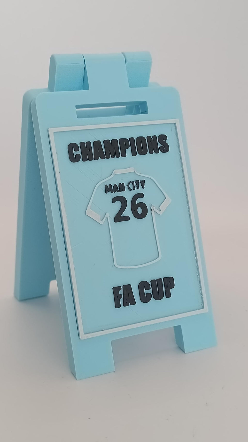 Football Champions 2026 Mini Desk Sign Series Bromley, York, Lincoln etc