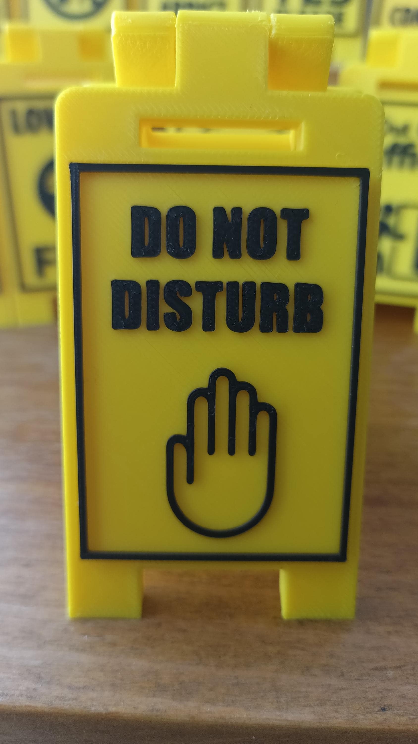 Mini Office Workplace Desk Signs 9cm Funny & Professional Messages