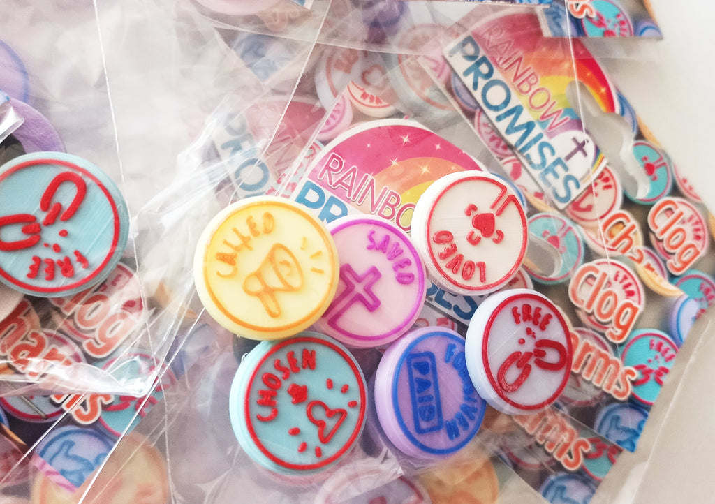 Rainbow Promises Clog Charms Sets