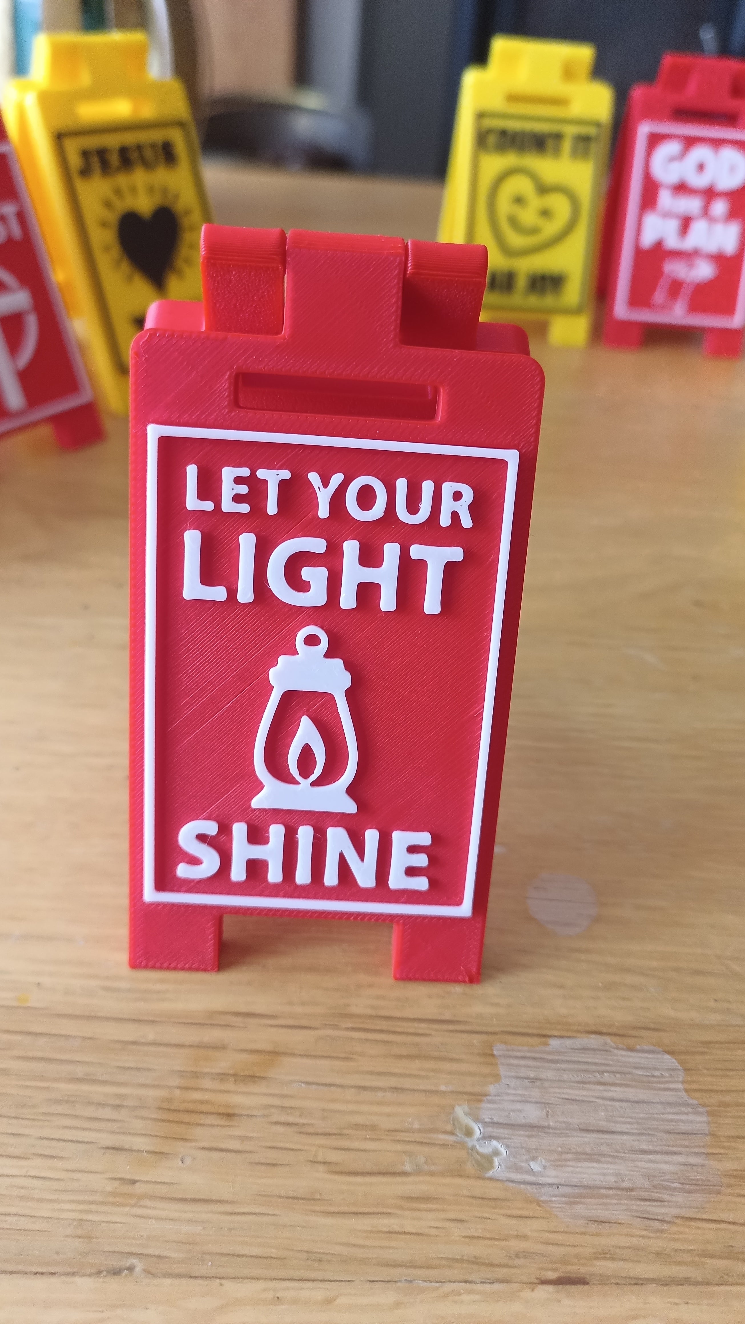 Christian Encouragement Desk Signs, Christian gifts, church gift idea