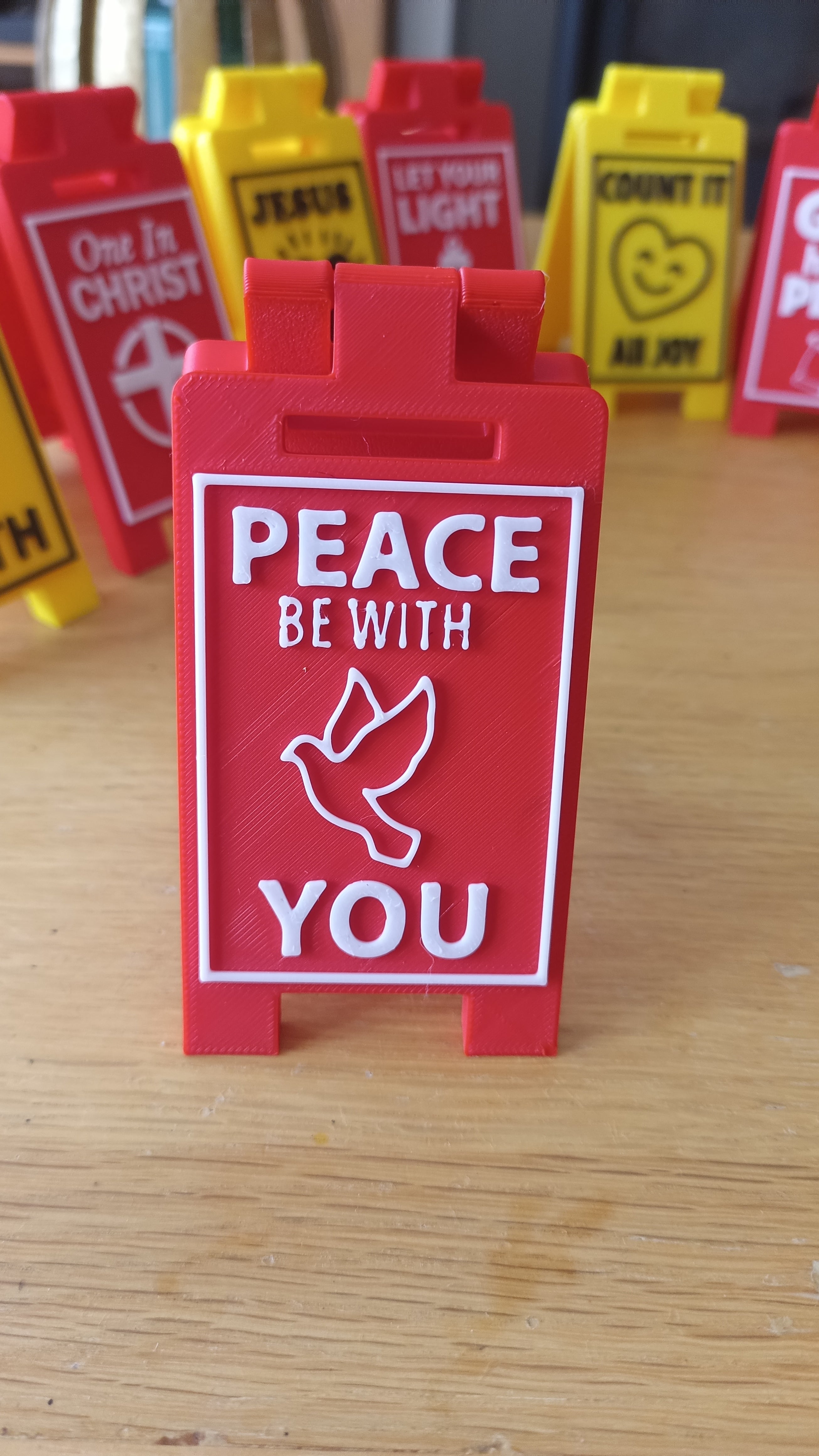 Christian Encouragement Desk Signs, Christian gifts, church gift idea