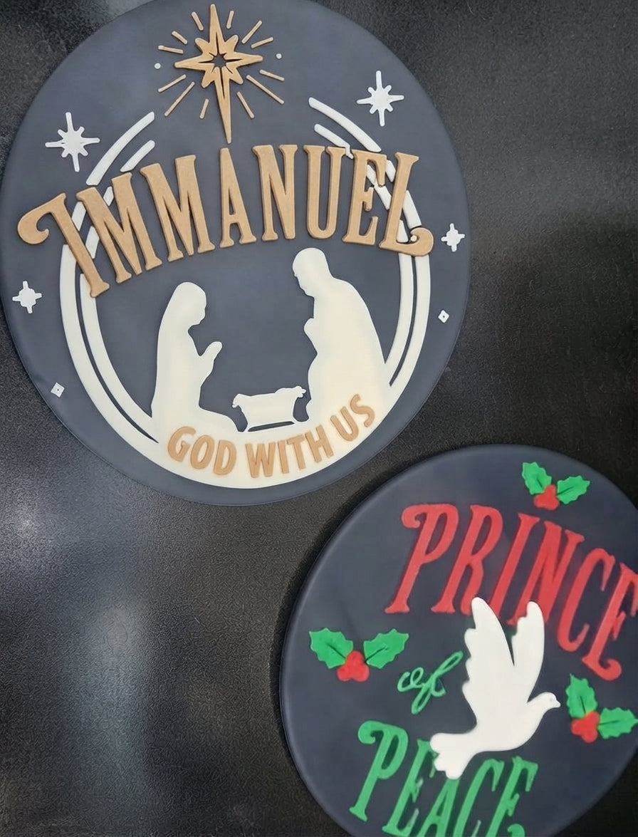 Christmas Magnetic Signs