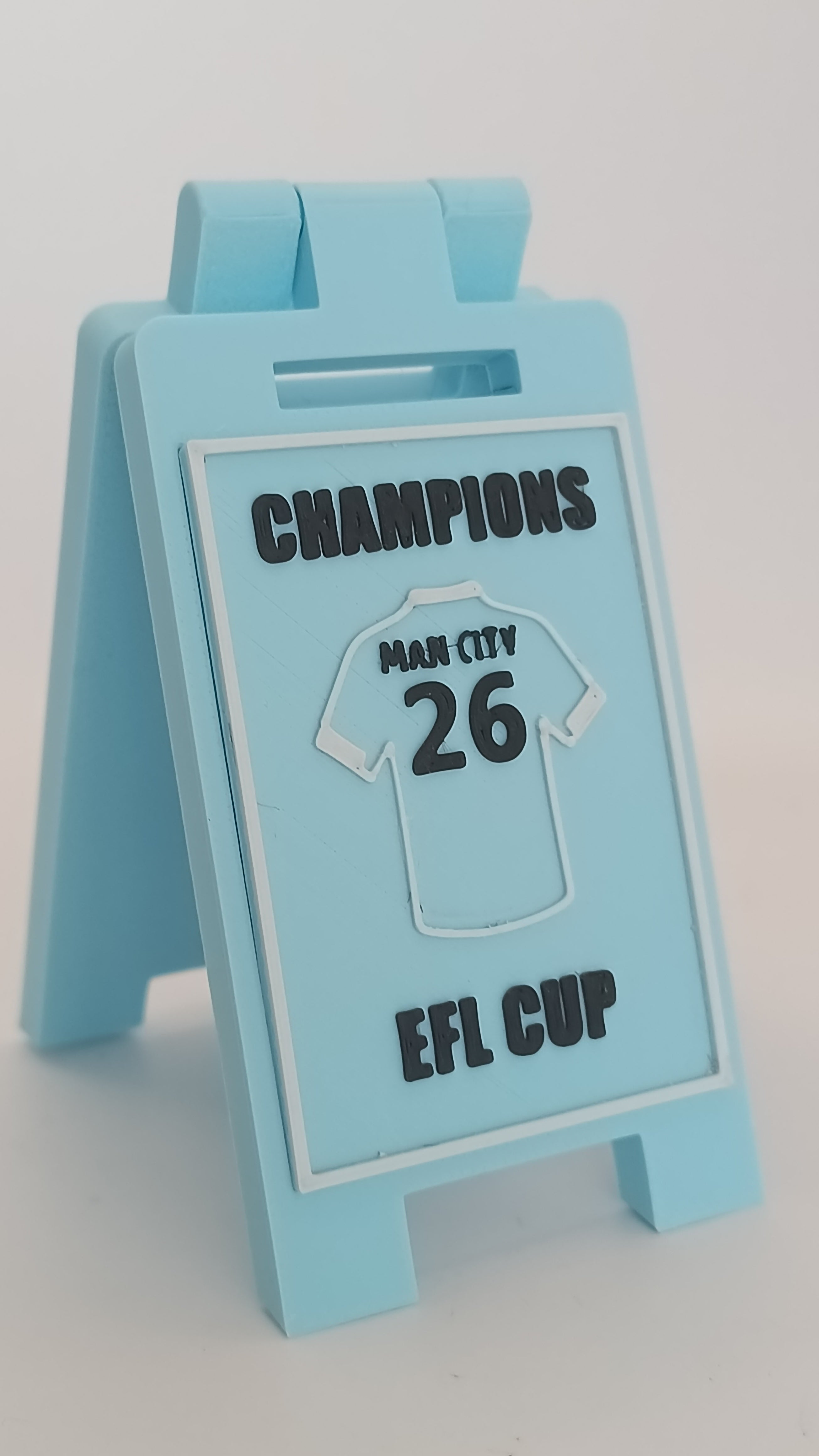 Football Champions 2026 Mini Desk Sign Series Bromley, York, Lincoln etc