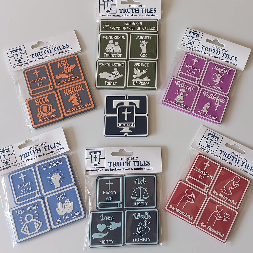 Magnetic Truth Tiles : Visual Memory Verses Magnetic Tiles