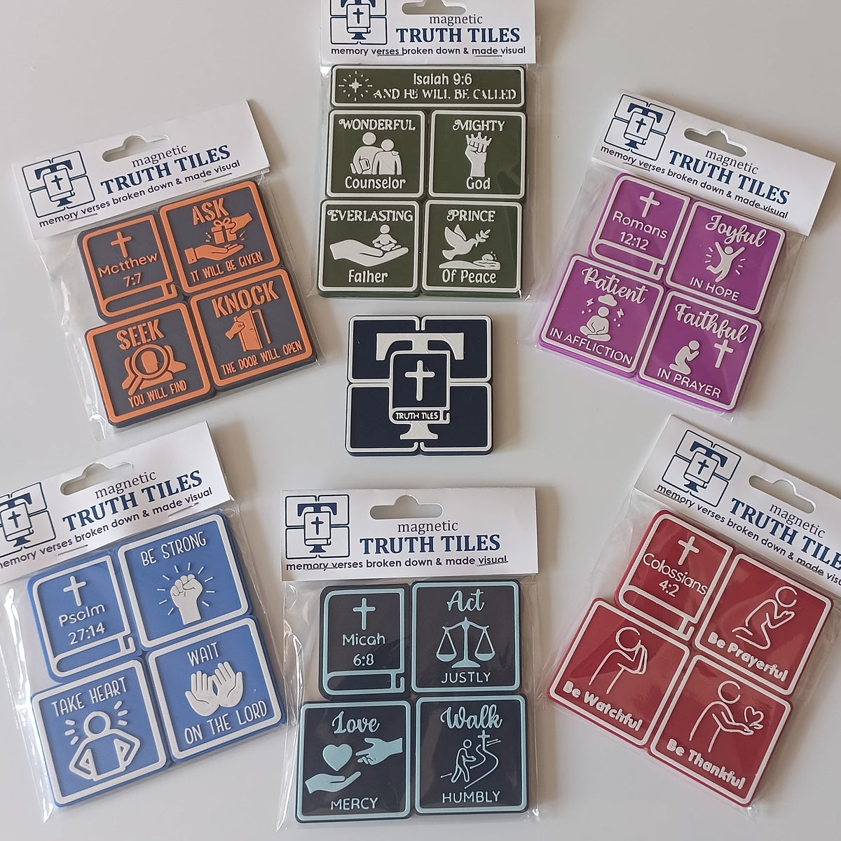 Magnetic Truth Tiles : Visual Memory Verses Magnetic Tiles