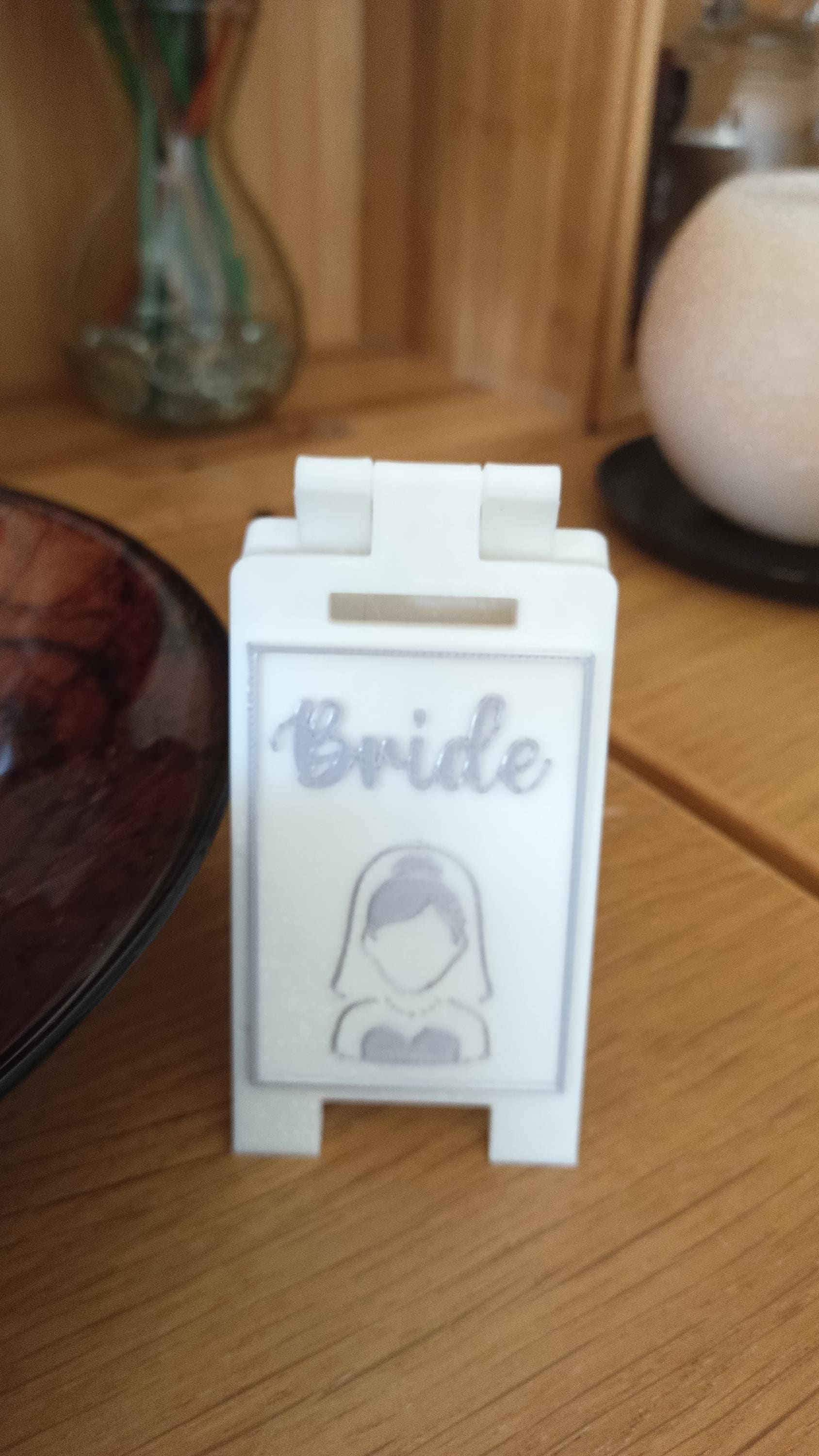 Wedding Day mini sign, wedding decoration, just married sign, bride and groom gift